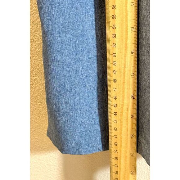 NWOT Albion Fit Going Places Light Chambray Cap Sleeve Dress Large - Picture 11 of 13